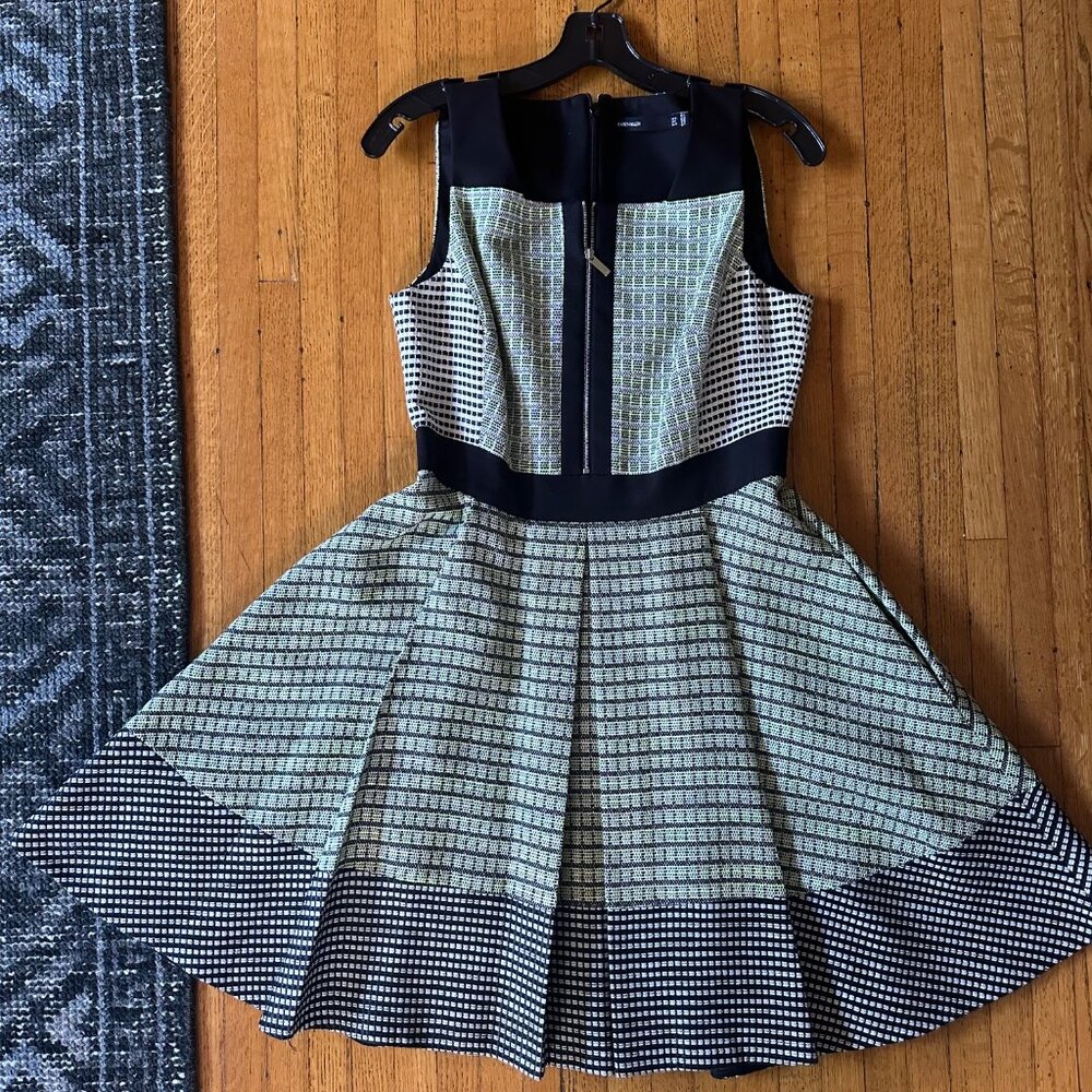 KAREN MILLEN Tweed Mini Dress - Size US 8 / UK 12 / EU 40